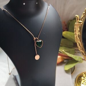 Green Heart Necklace