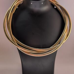 3 Layered Coil Necklace