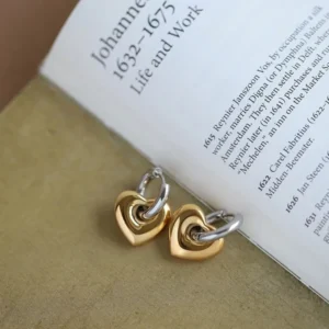 Heart Drop Earrings